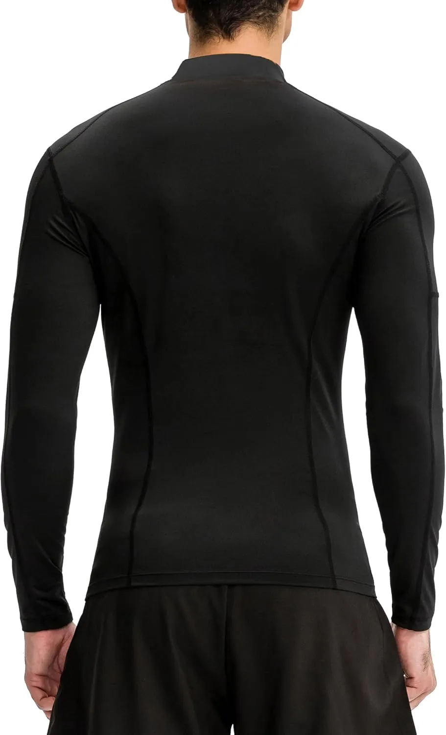 2/3 Pack Men's Compression Shirts Long Sleeve Workout Shirts Mock Turtleneck Athletic Base Layer Active Undershirts Tops