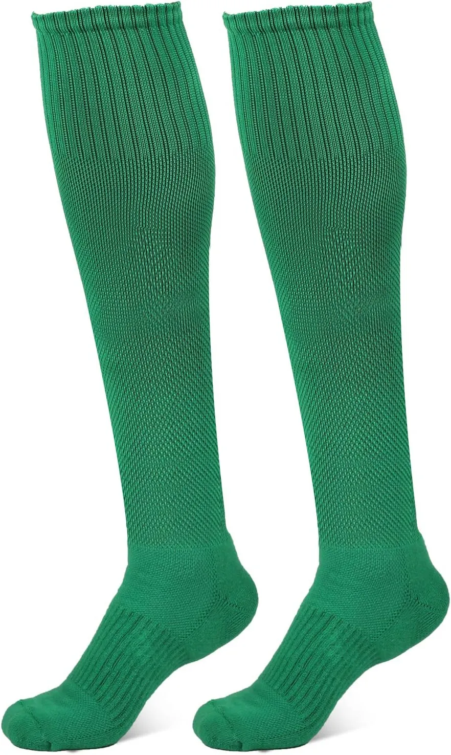 Athletic Over the Calf Compression Crew Socks for Mens and Boys - Black/Red/White/Yellow/Green