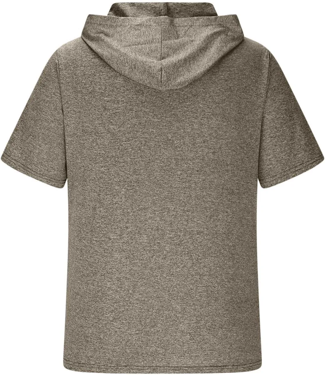 Cambkatl Men's Short Sleeve Sun Protection Hoodies UPF 50  Workout Tops Quick Dry Rash Guard Fishing Hiking Sun Shirts