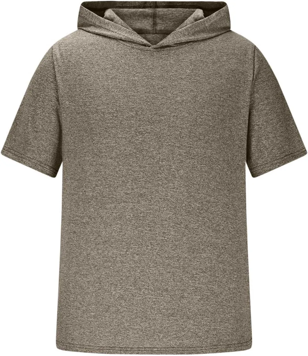 Cambkatl Men's Short Sleeve Sun Protection Hoodies UPF 50  Workout Tops Quick Dry Rash Guard Fishing Hiking Sun Shirts