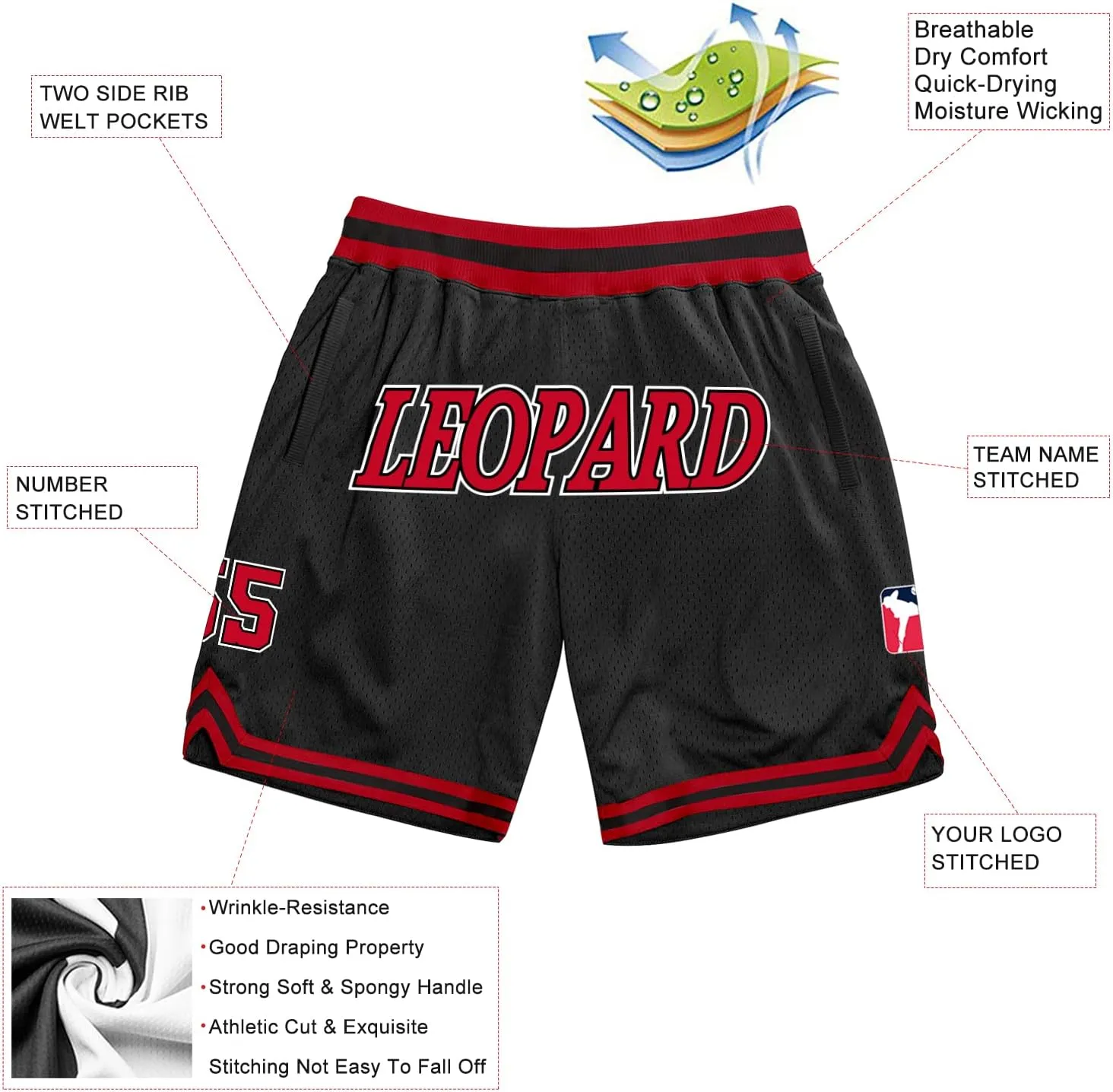 Custom Basketball Shorts for Men Boys Stitched Name and Number Knit Rib Basketball Sports Shorts with Pockets,s-3xl