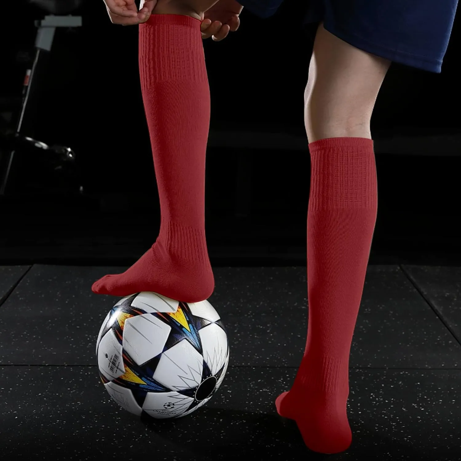 GRAPMKTG 3 Pack Softball Soccer Socks Baseball Football Socks for Youth Men and Women