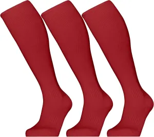GRAPMKTG 3 Pack Softball Soccer Socks Baseball Football Socks for Youth Men and Women