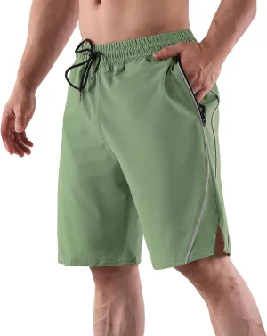 Men's Running Shorts Quick Dry Athletic Workout Gym Shorts Lightweight Sports Gym Basketball Short Gym Athletic Jogging