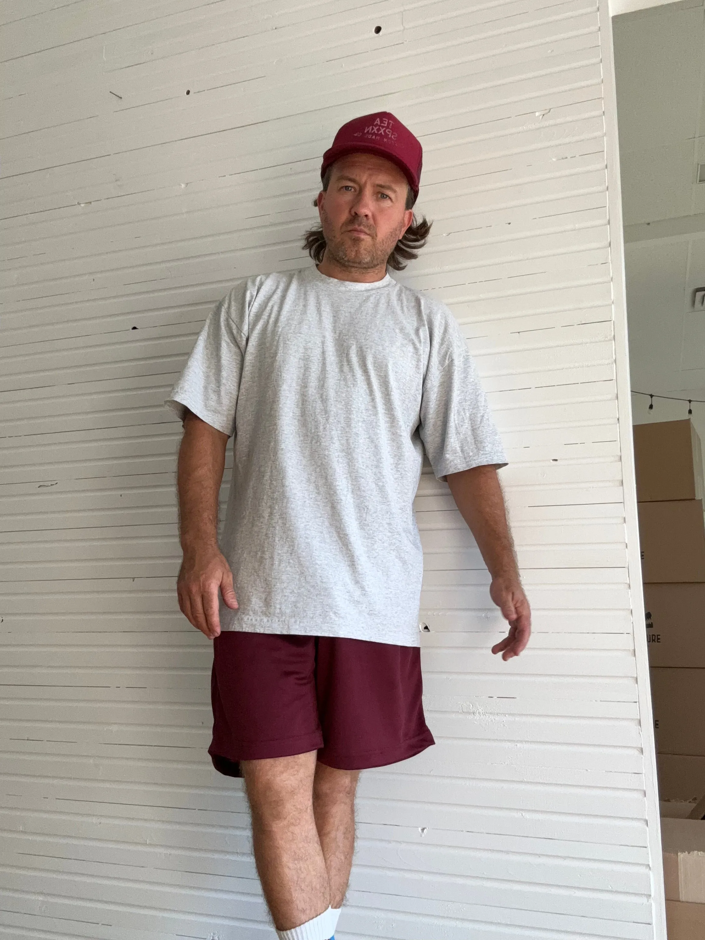 Pique Mesh [Shorts] Burgundy