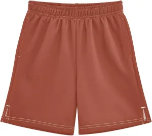 Solid Color Boys Athletic Shorts Lightweight Kids Active Basketball Shorts with Pockets