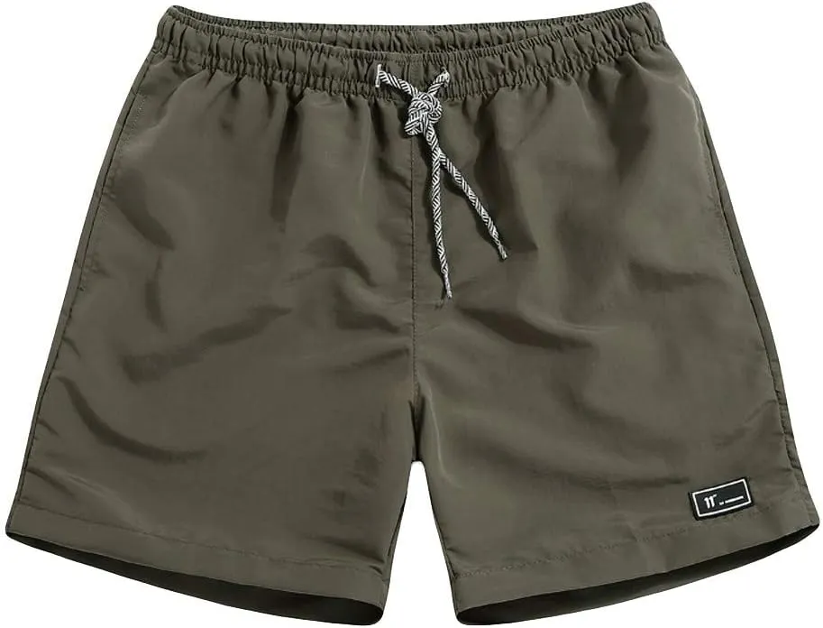 WUAI-Men Summer Beach Shorts Outdoor Quick Dry Running Gym Workout Gym Shorts Plus Size